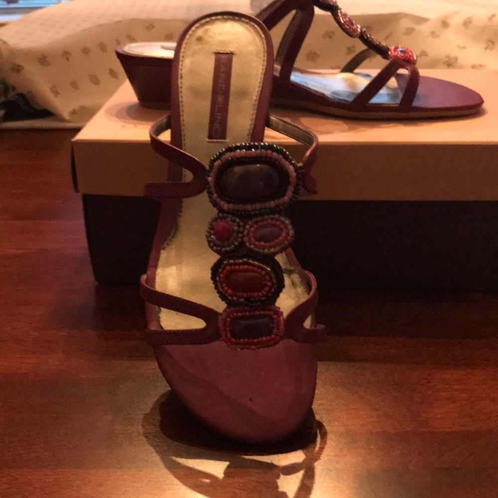 Bandolino Purple summer slip on 👡.